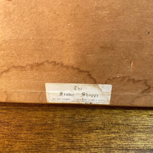 Wall Art Vintage Cornucopia Fruit Embroidery Art Needlepoint Horn of Plenty - Picture 3 of 6